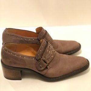 🍂 FALL SALE Western Brown Leather Boots Size 6